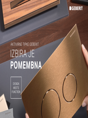 Izbira je pomembna - Aktivirne tipke Geberit