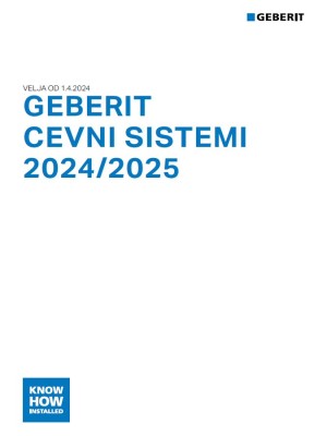 Geberit cevni sistemi 2025/2026