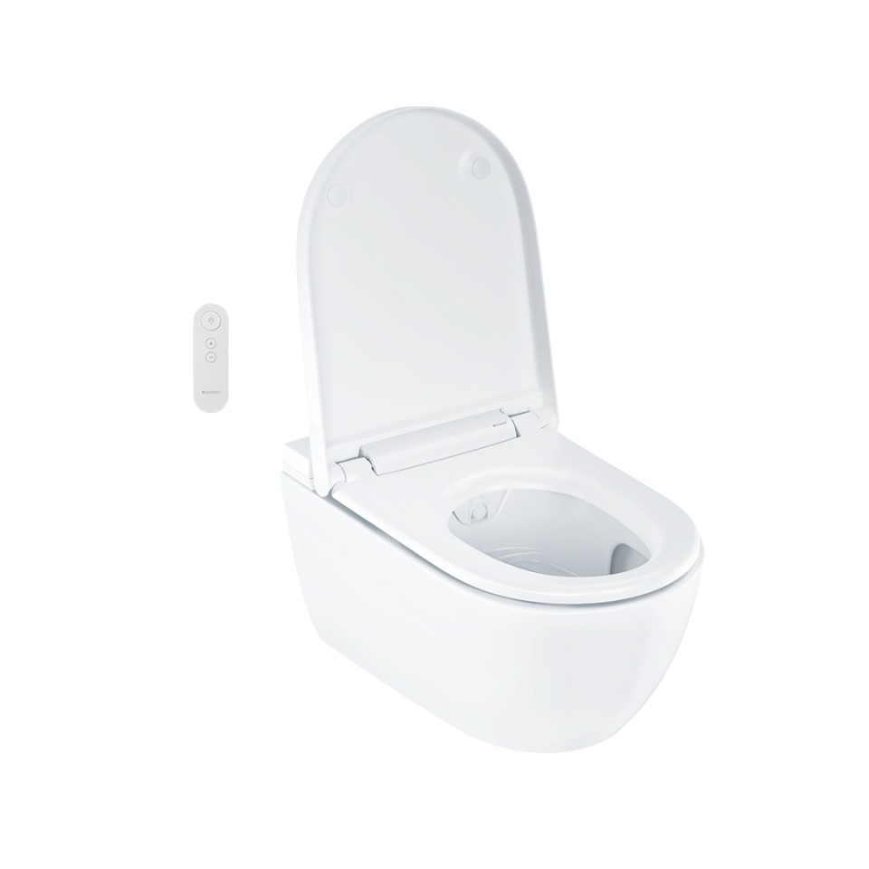 Geberit AquaClean Alba z odprtim WC-pokrovom