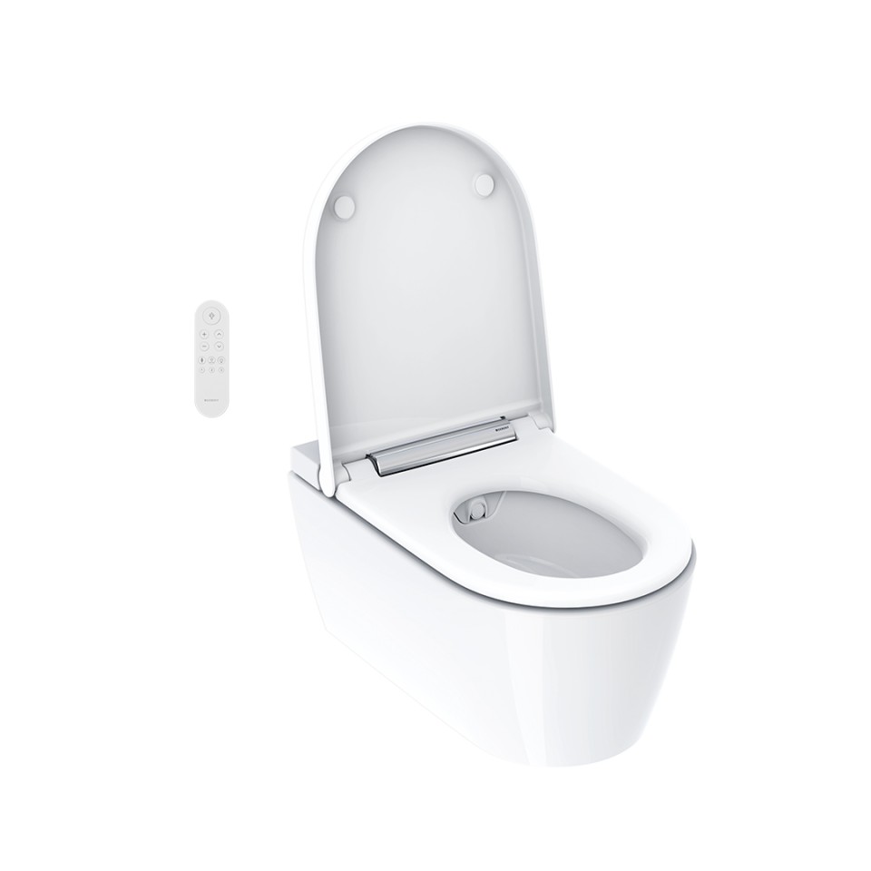 Geberit AquaClean Sela z odprtim WC-pokrovom