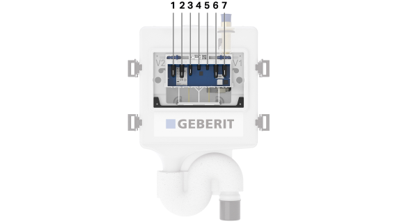 The Geberit HS50 higienska splakovalna enota(© Geberit)