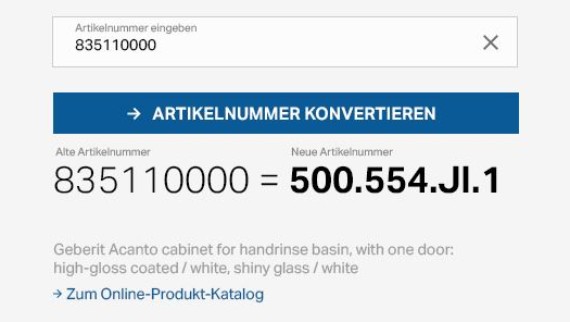 Article number converter