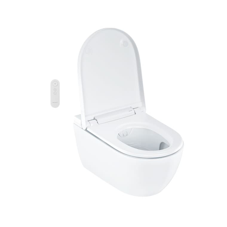 Geberit AquaClean Alba z odprtim WC-pokrovom Geberit AquaClean Alba z odprtim WC-pokrovom