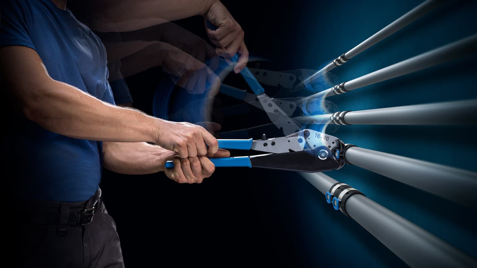 Geberit FlowFit: nič več menjave orodja Geberit FlowFit: nič več menjave orodja